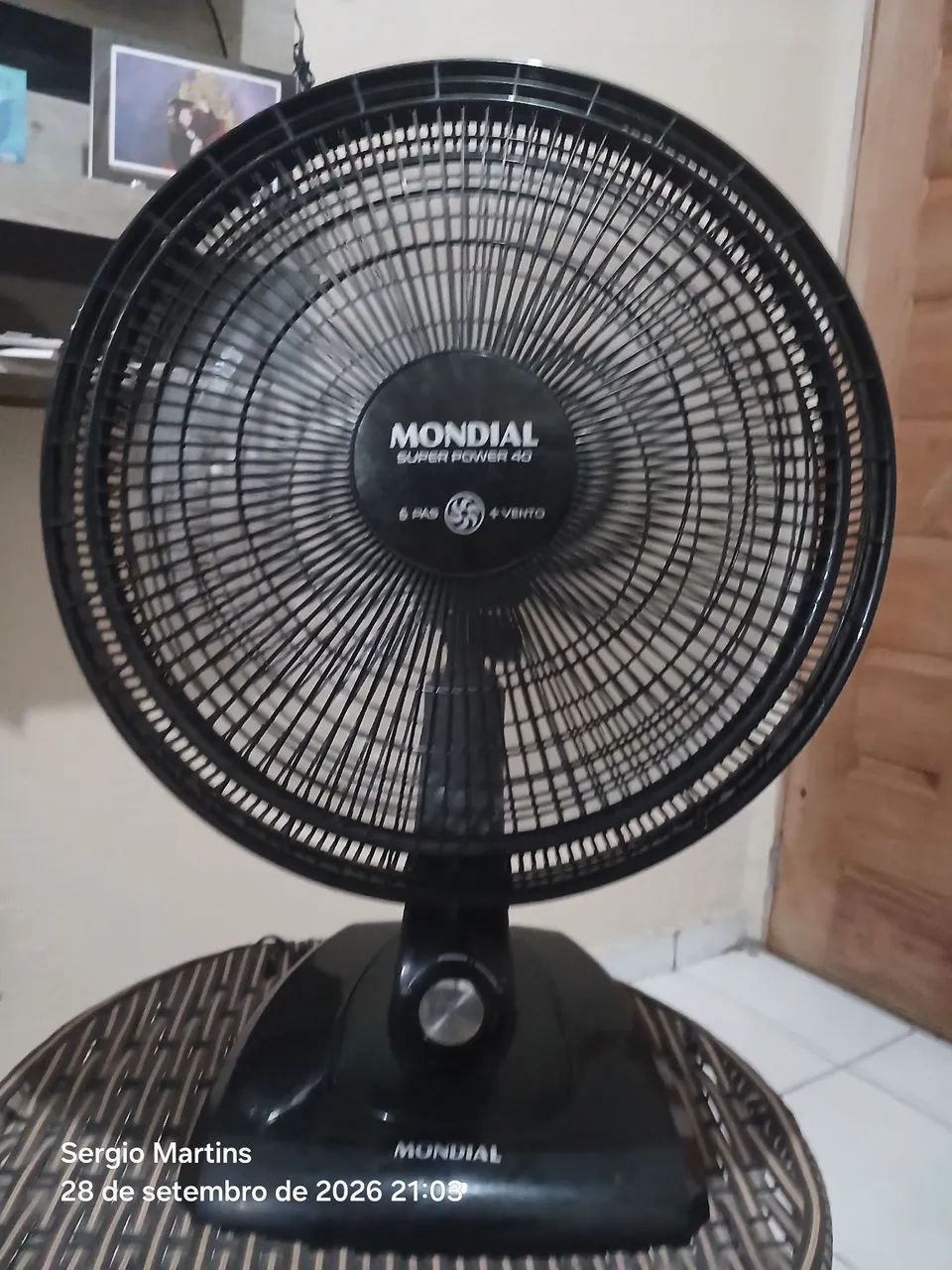 Ventilador mondial funciona turfao  - Foto 3