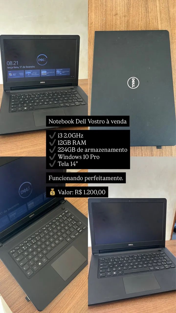 Notebook Dell 12GB