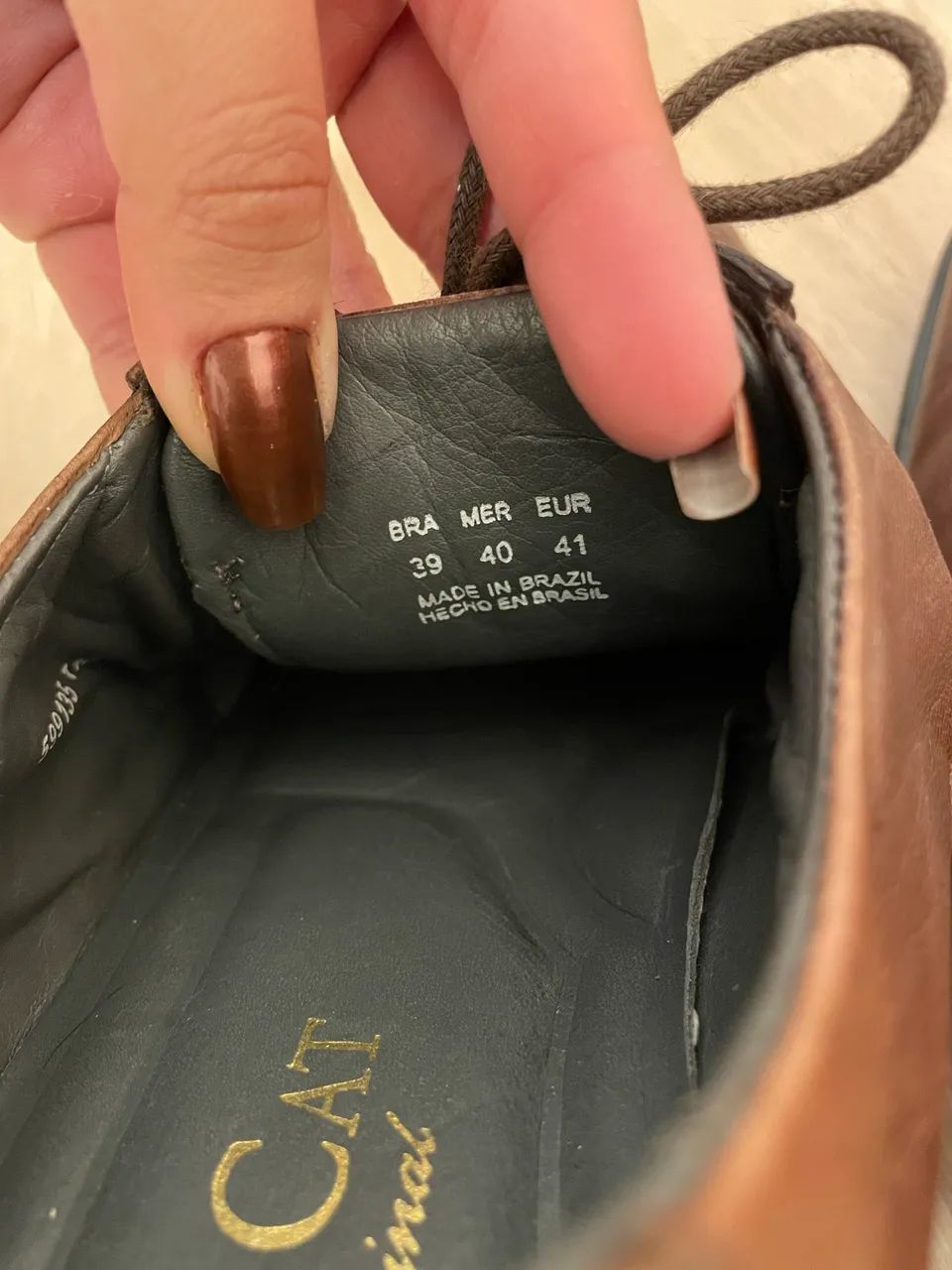 Sapato em couro Mr. Cat - Foto 5