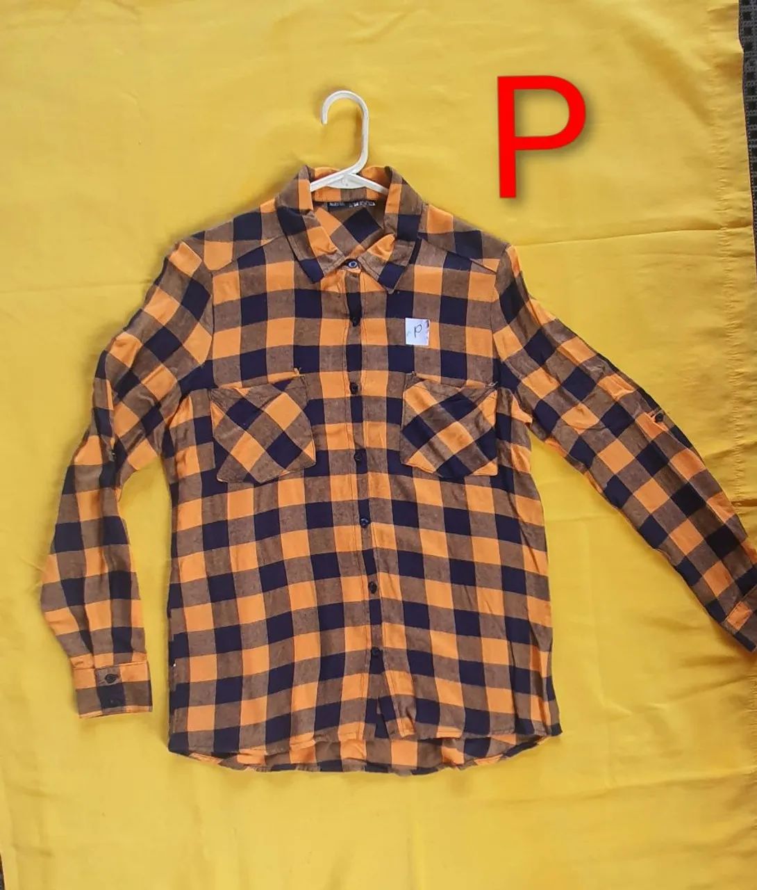 Camisas xadrez masculina P e M - Foto 5