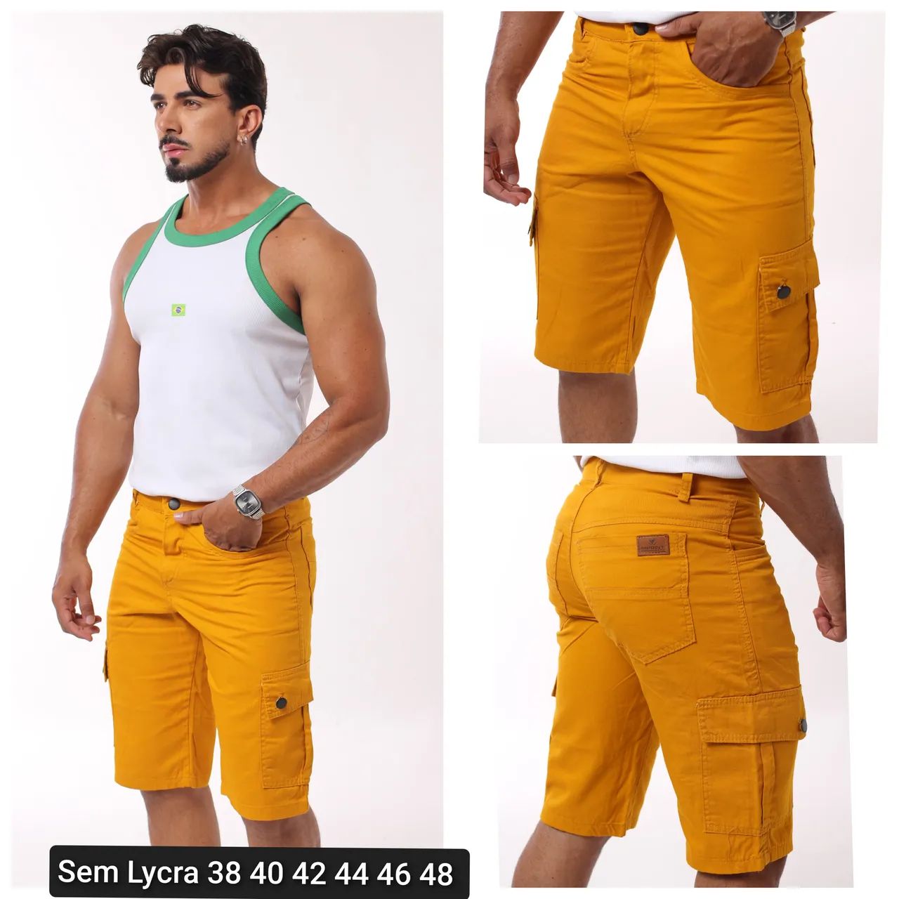 Bermudas Jens cargo masculino  - Foto 4