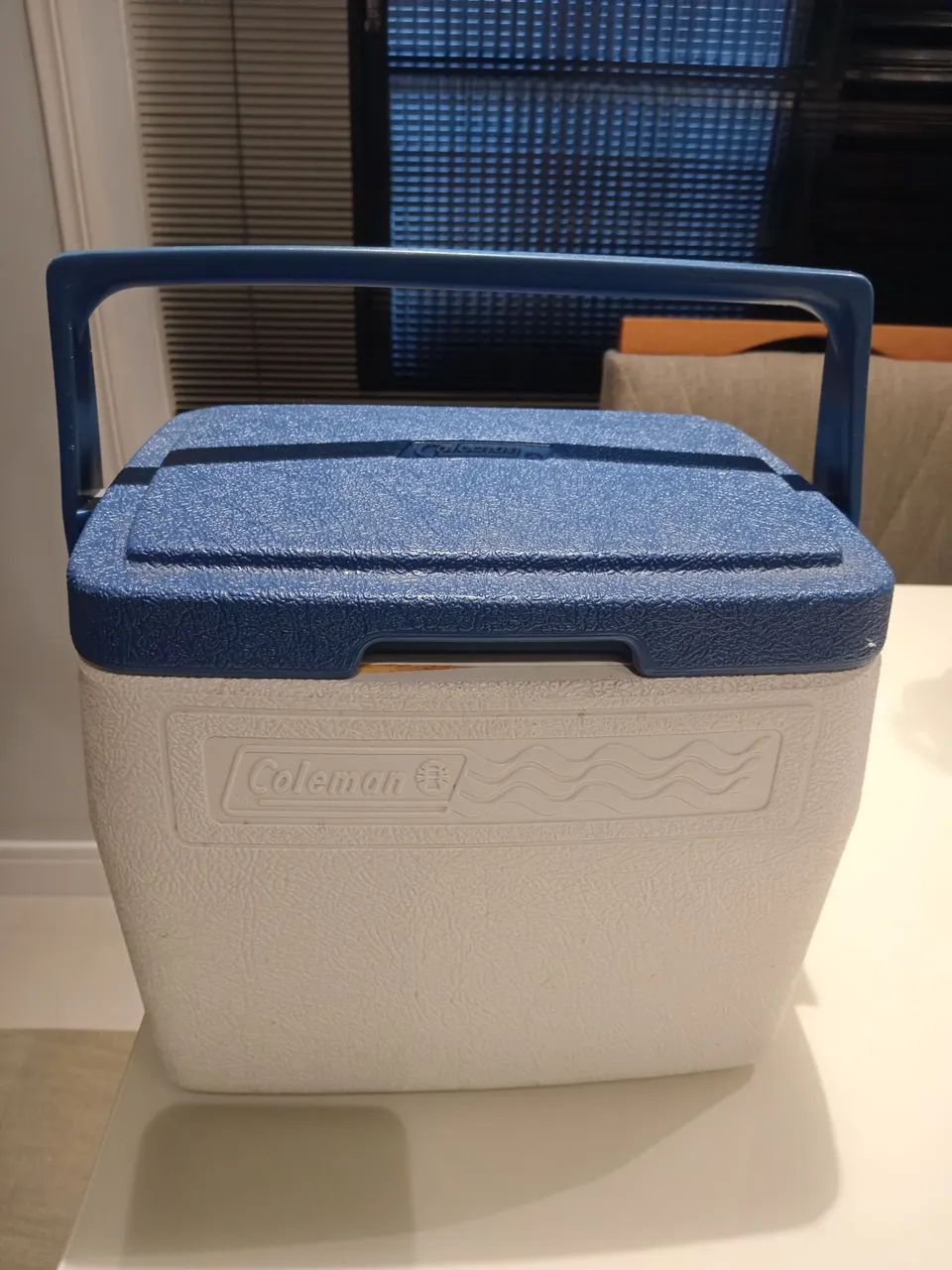 Cooler pequeno azul
