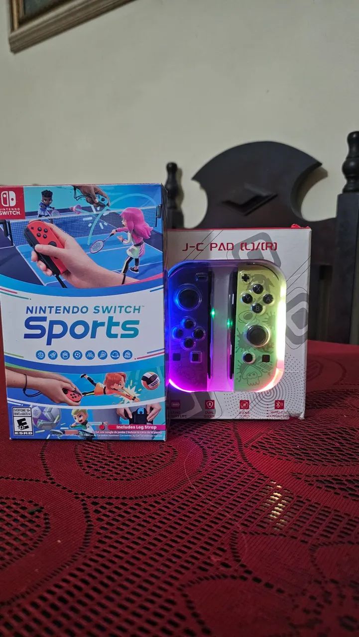 Nintendo switch oled  + Jogos + Joycon - Foto 3