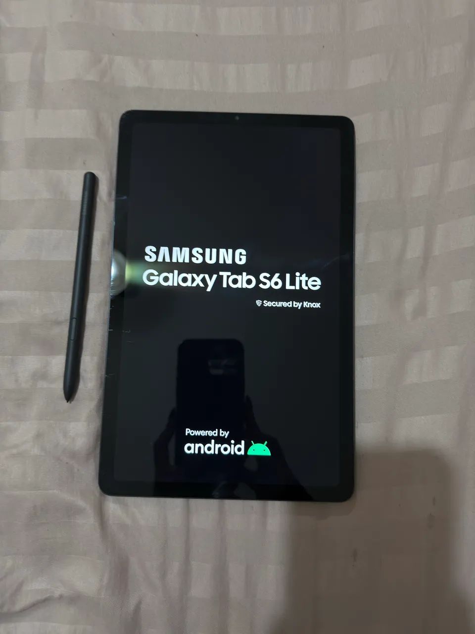 Tablet tab S6 lite usado em ótimo estado com acessórios inclusos - Foto 5