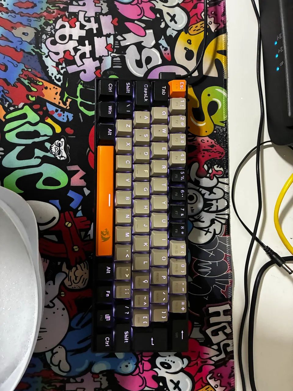 Teclado mecânico laskhmi redragon usado