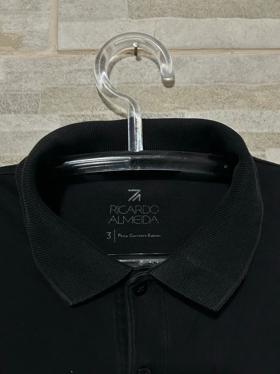 Camisa polo azul Ricardo Almeida 3 - Foto 5