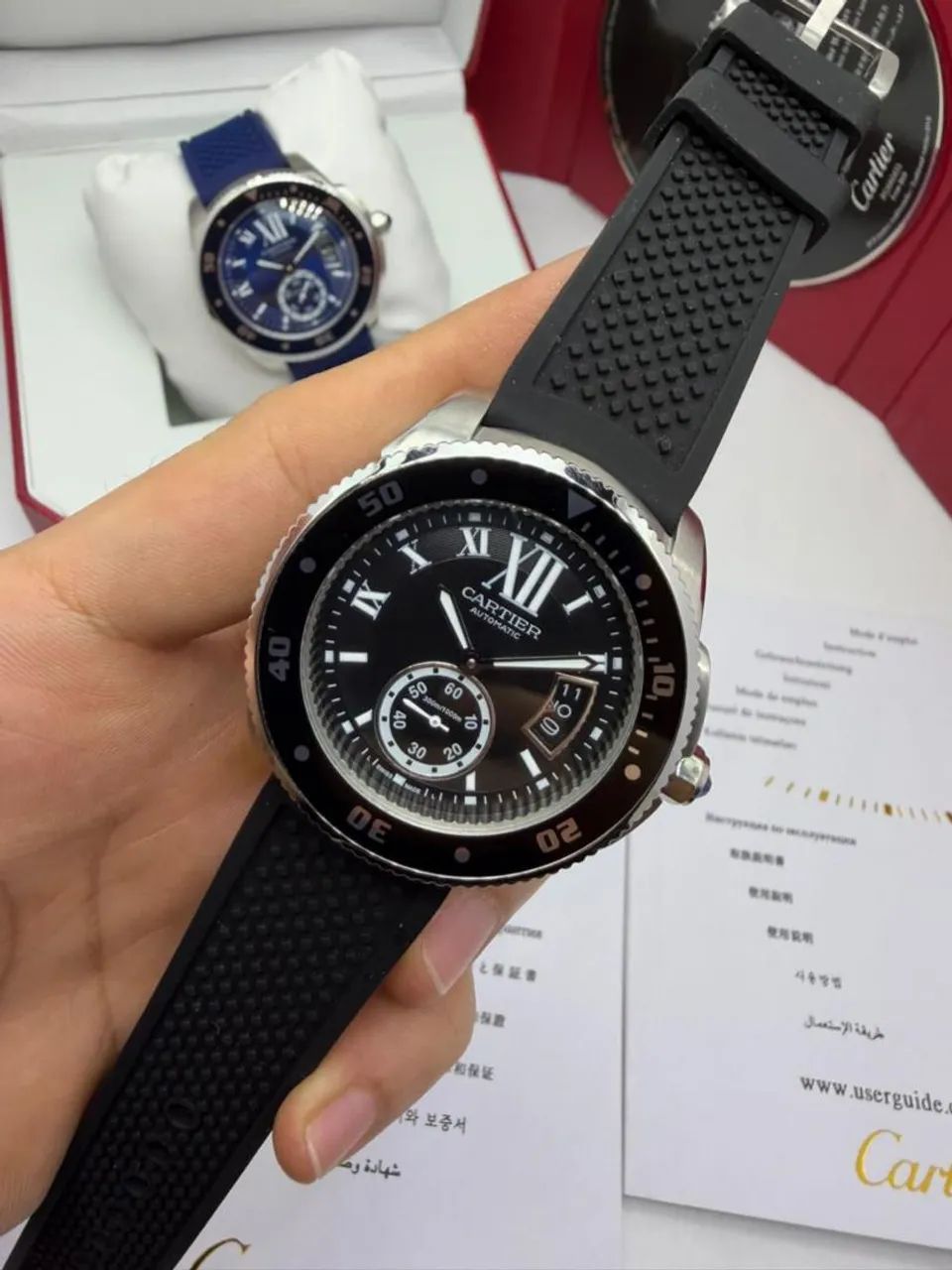 Relógio Estilo Diver Automático - Aço 904L, Pulseira de Borracha e Visual Sofisticado - Foto 2