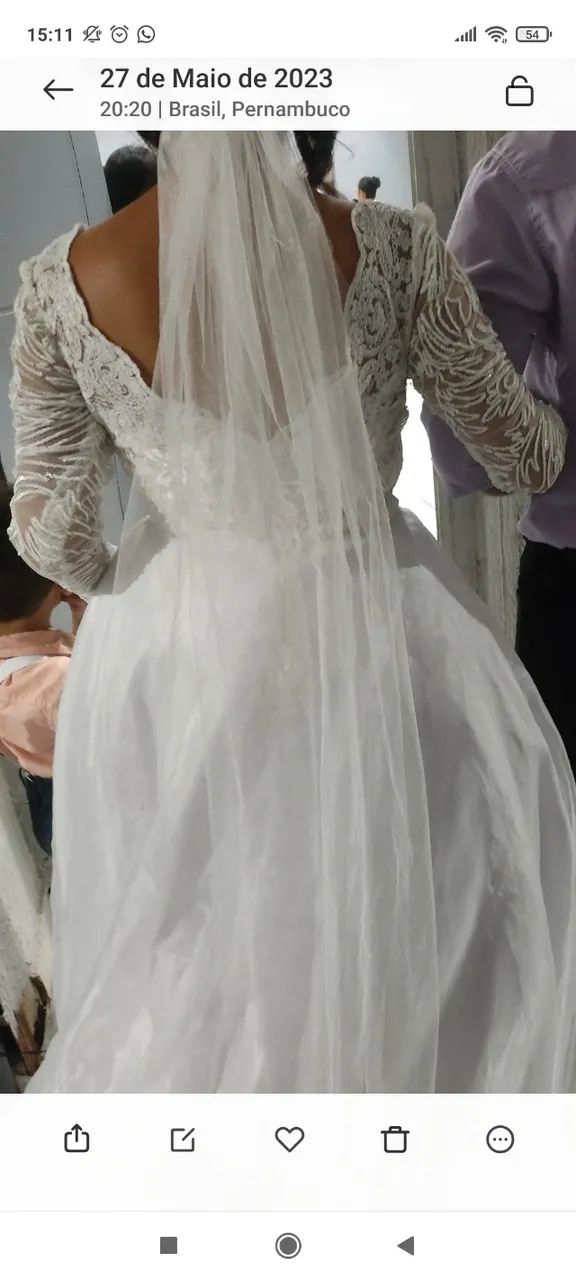 Vestido de noiva estilo princesa - Foto 4
