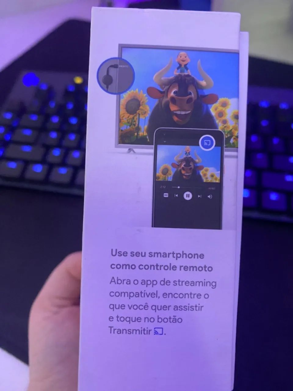 Chromecast 3 Original Google (GA00439-BR) - Perfeito Estado - Foto 3