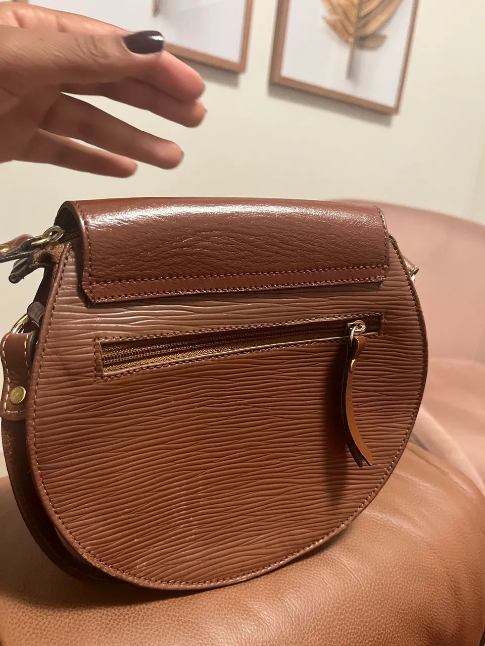 Bolsa de couro Keep Naipe! - Foto 2
