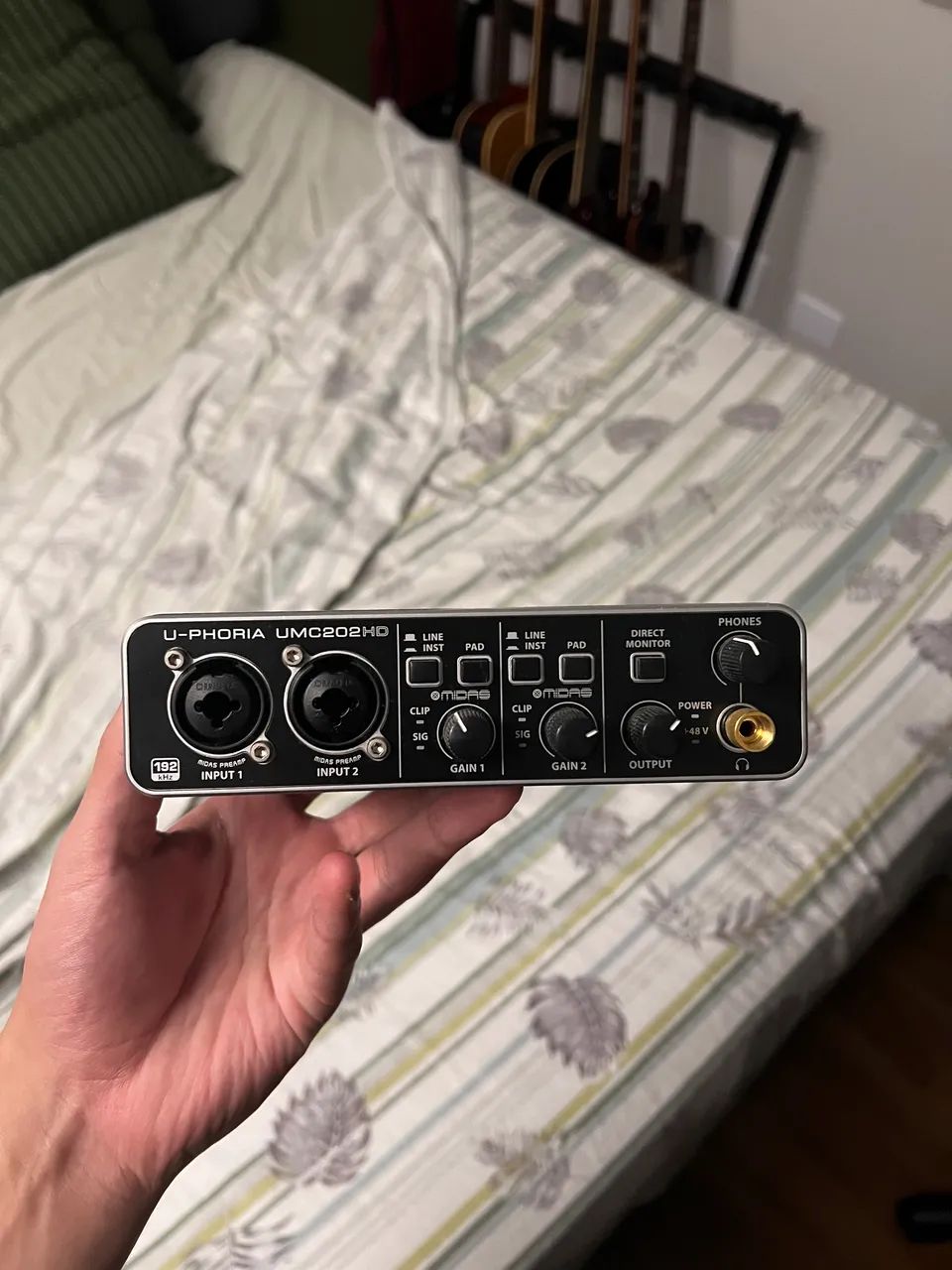 Interface de audio Behringer U-PHORIA UMC202HD - Foto 3