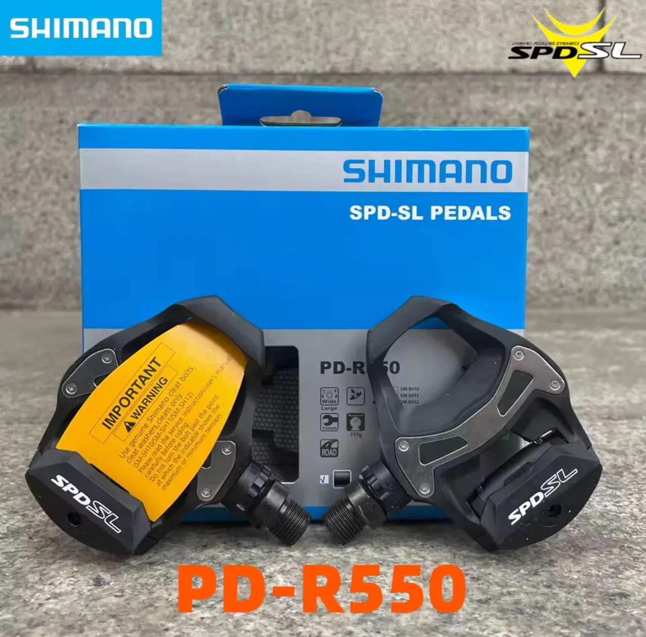 Pedal SHIMANO PD-R550 com tacos Novo