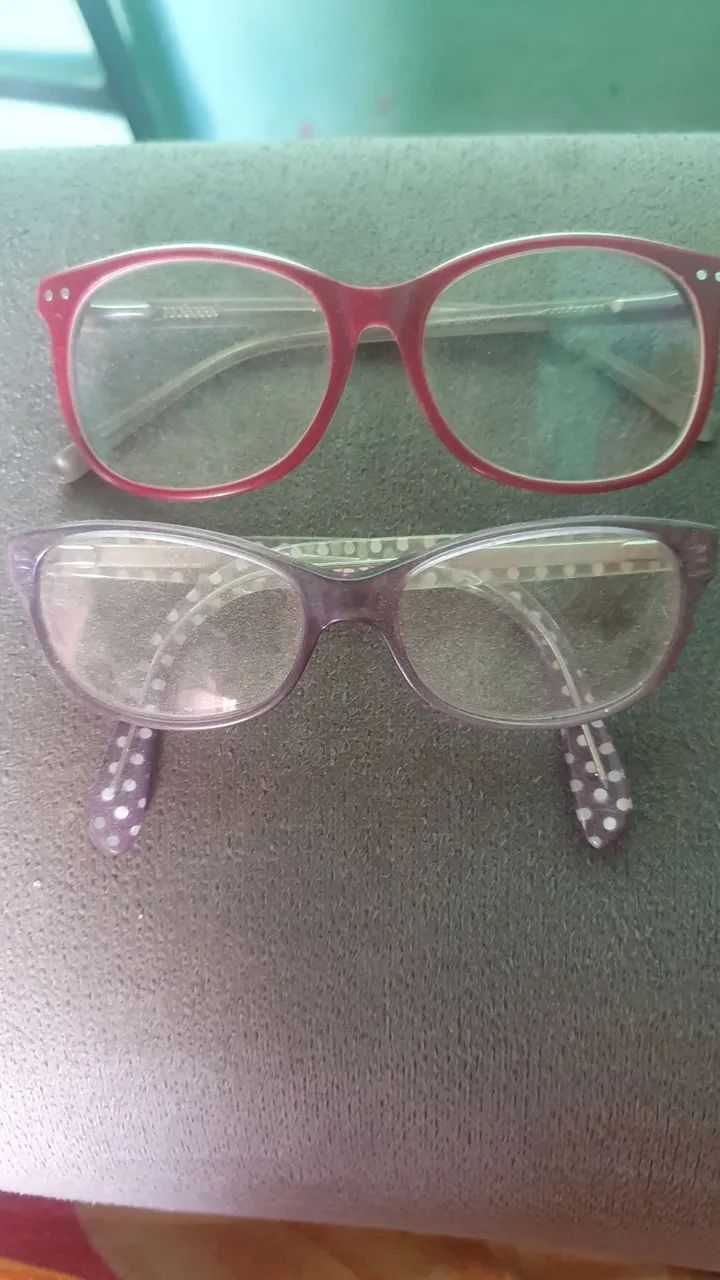 Armações de óculos  1 prame e outra rayban 