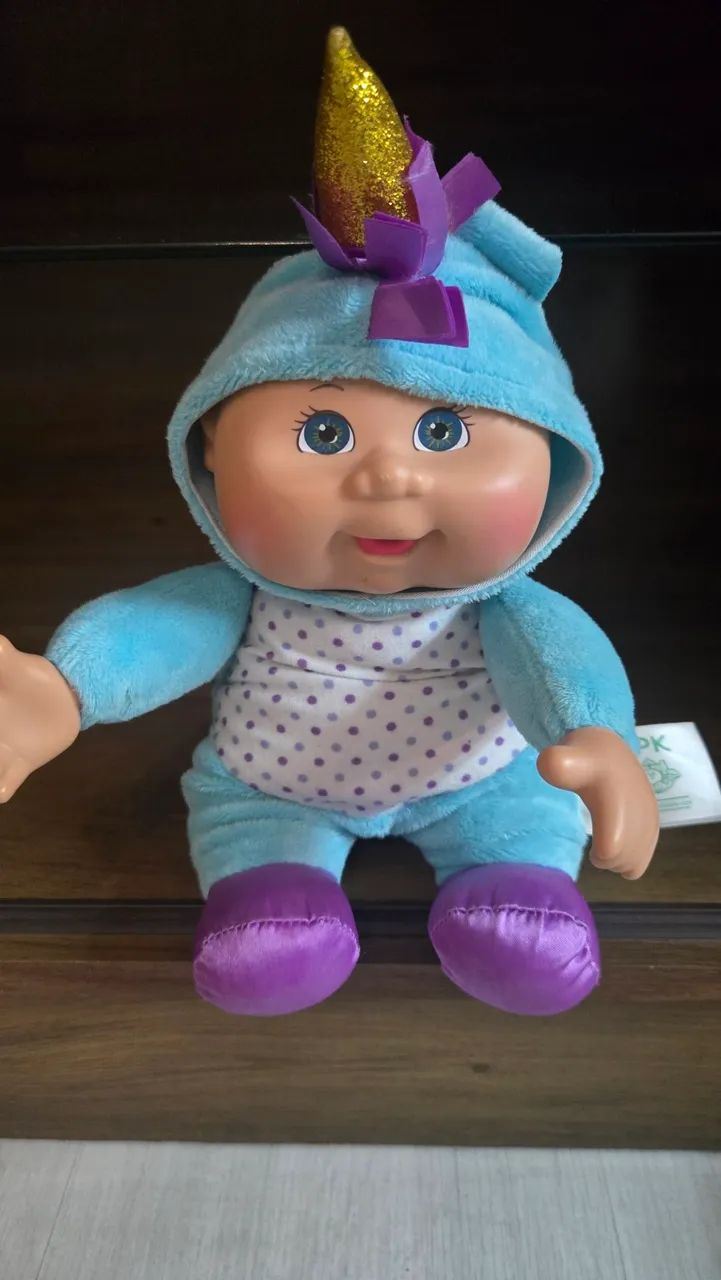 Boneca Cabbage Patch Kids CPK Unicórnio Original - Pelúcia Importada - Foto 5