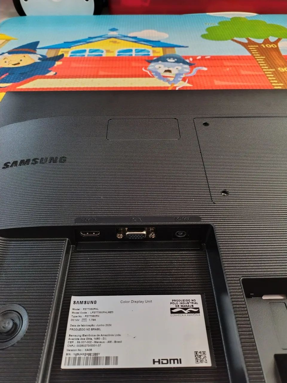 Monitor gamer 27p Samsung com defeito! - Foto 2
