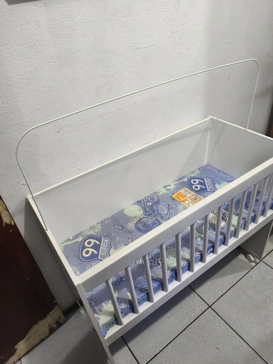 Mini berço 5 em 1, com colchão e mosquiteiro  - Foto 3