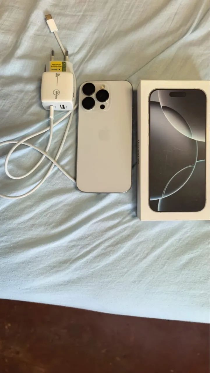 Vende-se iPhone pro 1TB branco  - Foto 4