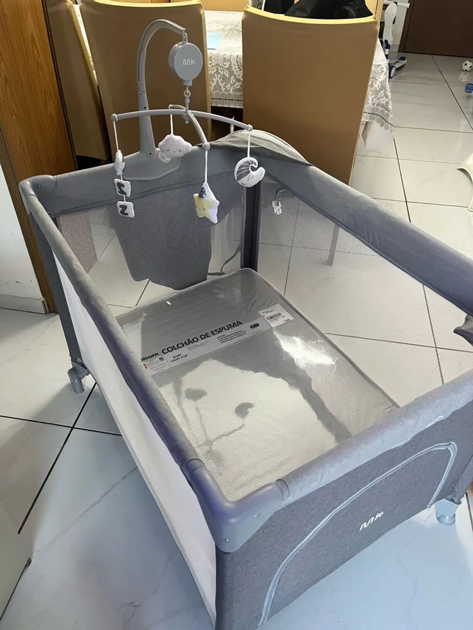 Cercadinho multikids com colchão Ortobom  - Foto 5