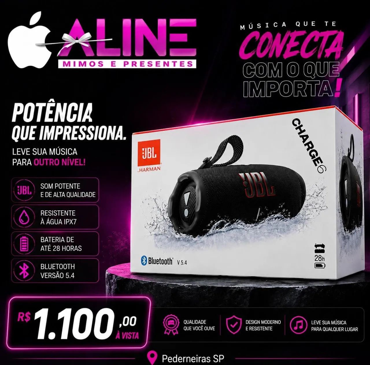 CAIXA DE SOM JBL CHARGE 6 