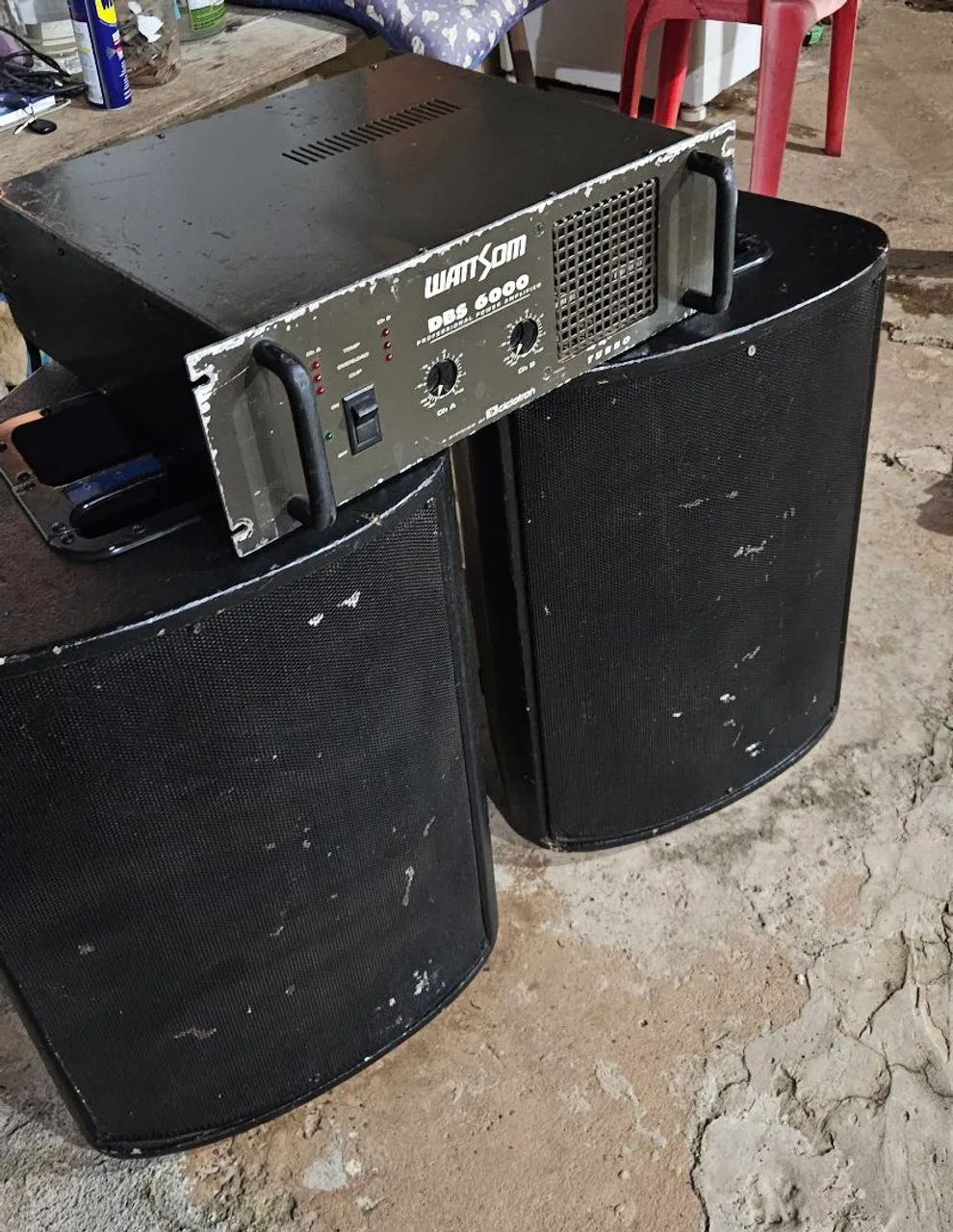 Par de caixas  e potência DBS 6000 - Foto 4