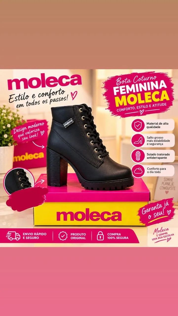 Coturno moleca 