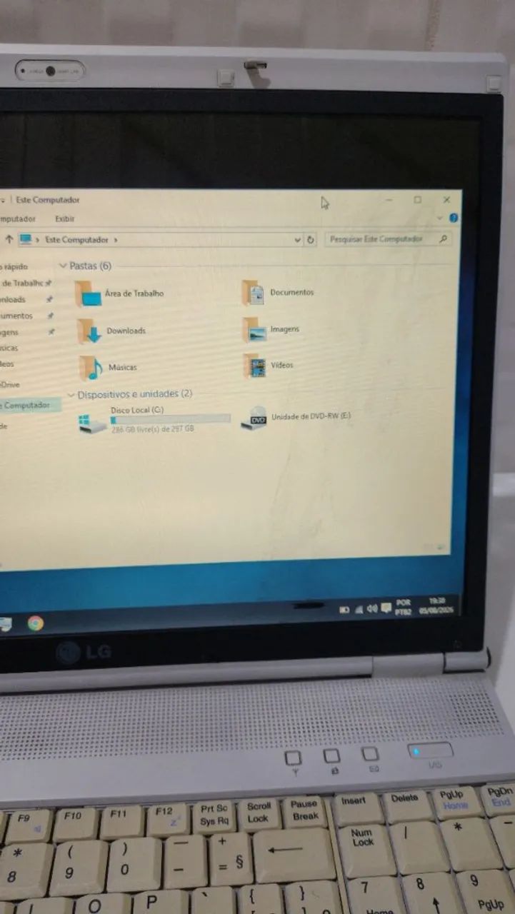 Notebook LG Core 2Duo Windows 10Pro Ativado 2G Telão 16" TOP - Foto 4
