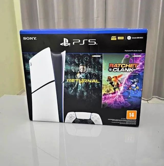 PS5 SLIM EDIÇÃO DIGITAL - Foto 5