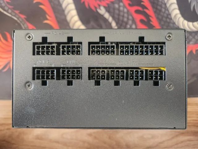 Fonte 600w Redragon Modular Preto 80 Plus - Foto 5