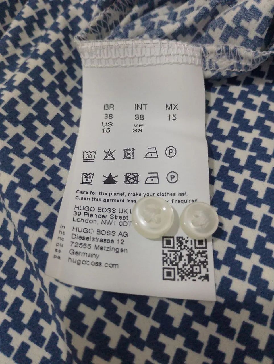 Camisa Hugo Boss slim fit 38  - Foto 4
