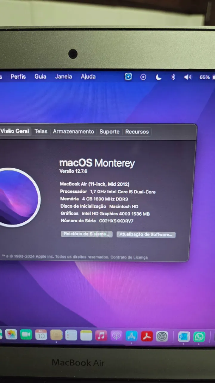 macbook air 11 2012