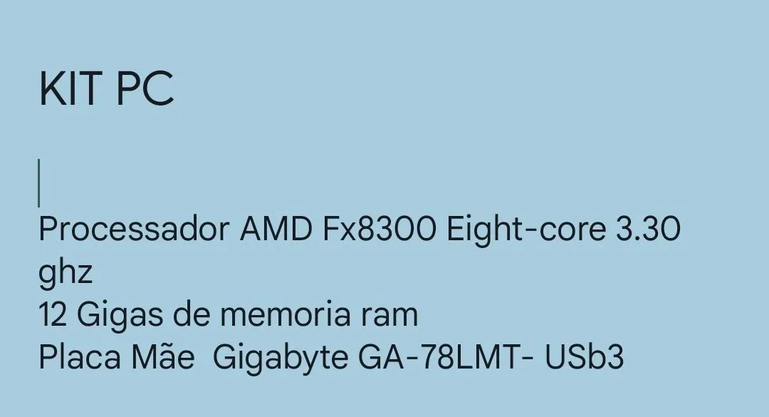 KIT PC, PROCESSADOR, PLACA MÃE E MEMÓRIA RAM - Foto 2