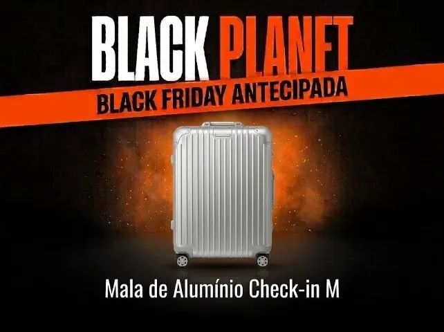 Mala Check In M Alumínio Com Marcas