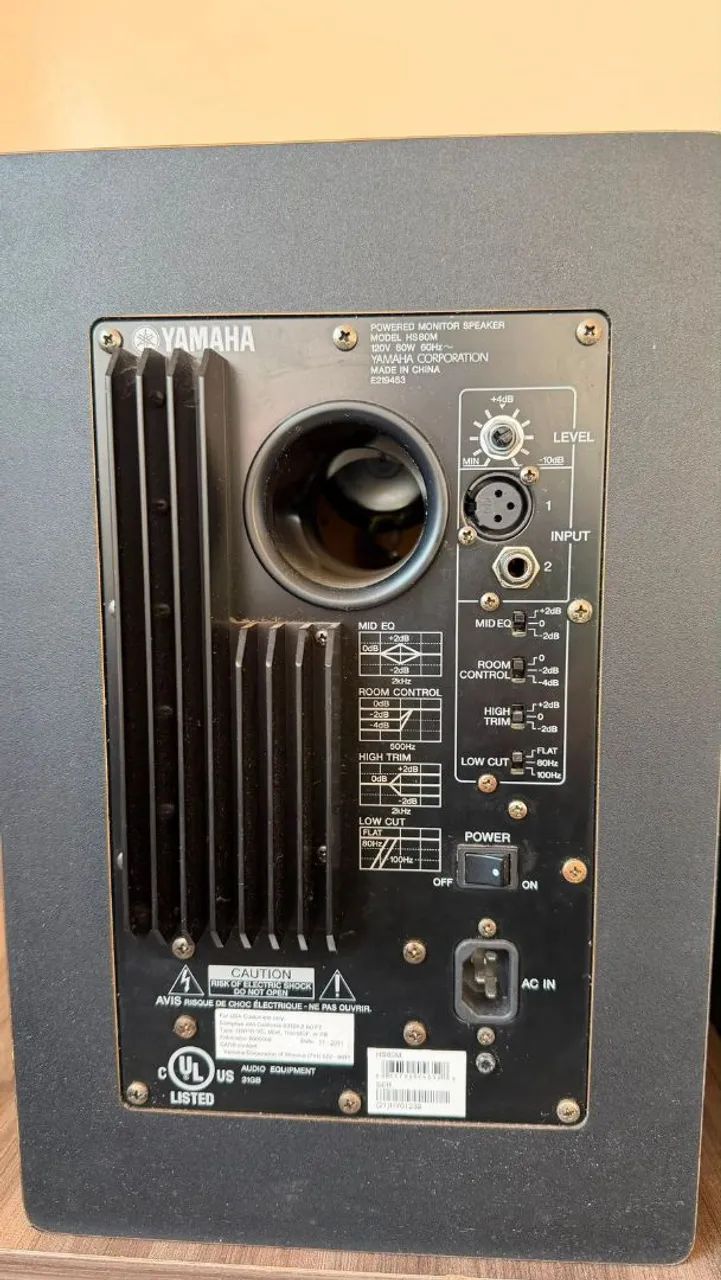 Par de monitores Yamaha HS80M  - Foto 4