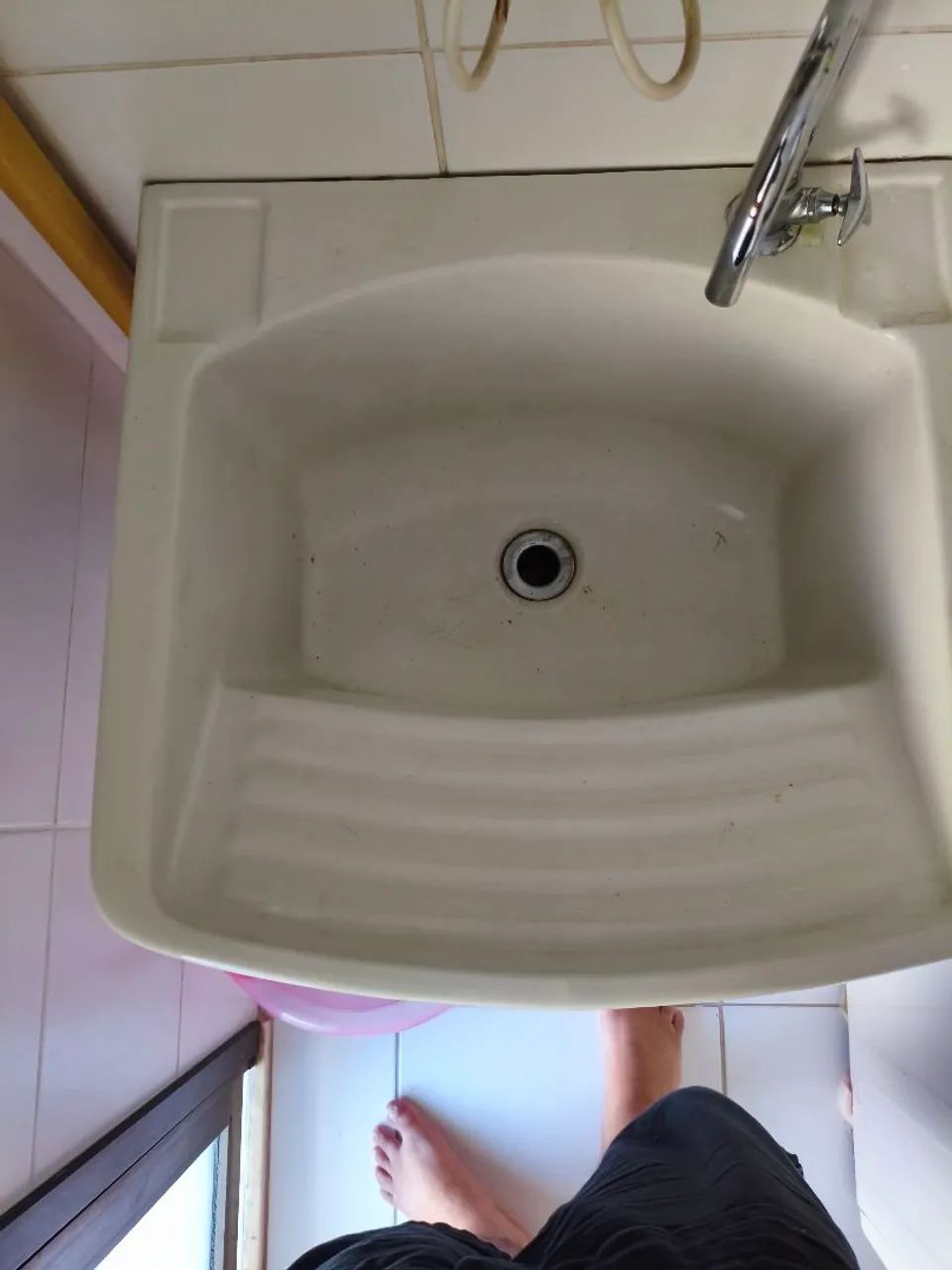 Tanque Deca Médio 22L Branco c/ Coluna - 53x51cm (Modelo TQ.02.17)