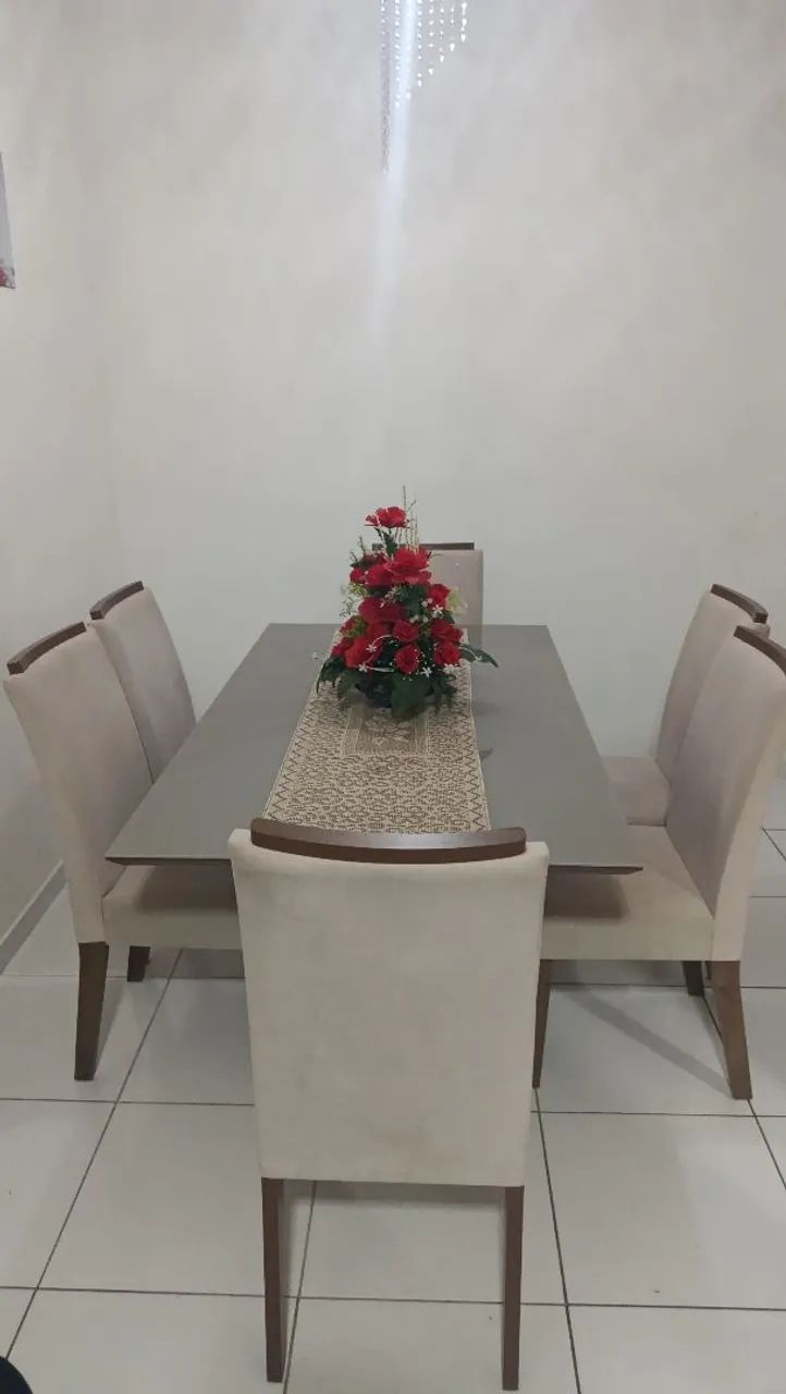 Vendo mesa de jantar 6 cadeiras  - Foto 4