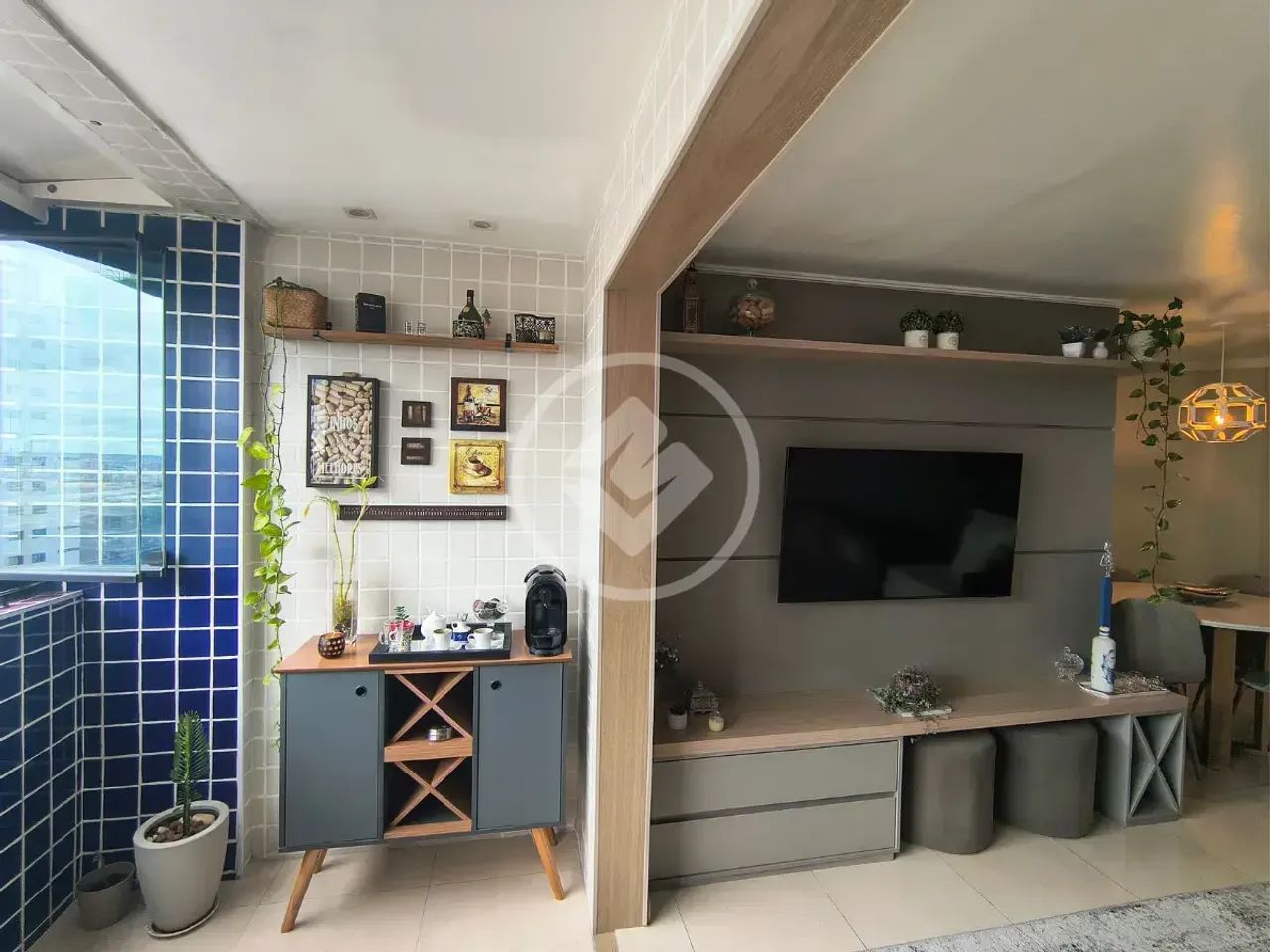 Apartamento à venda mobiliado vista mar codigo: 352778 - Foto 4
