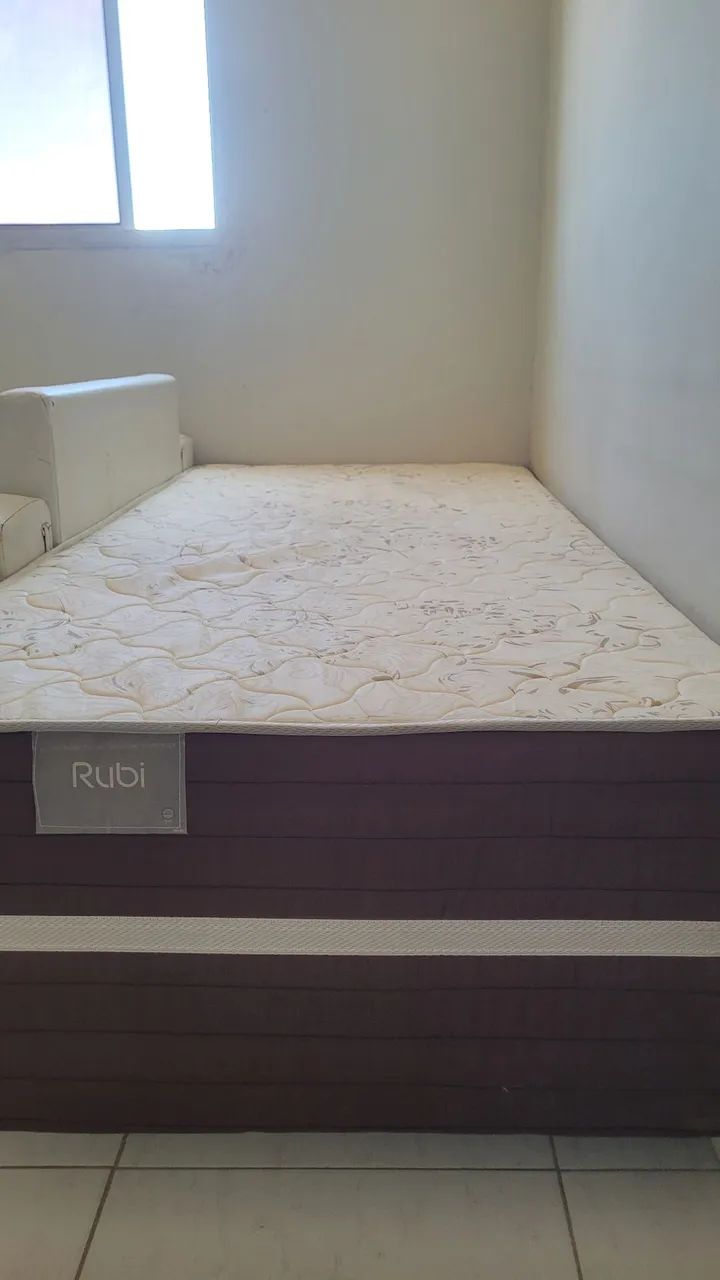 Cama box solteiro muito conservada e sem marcas  - Foto 2
