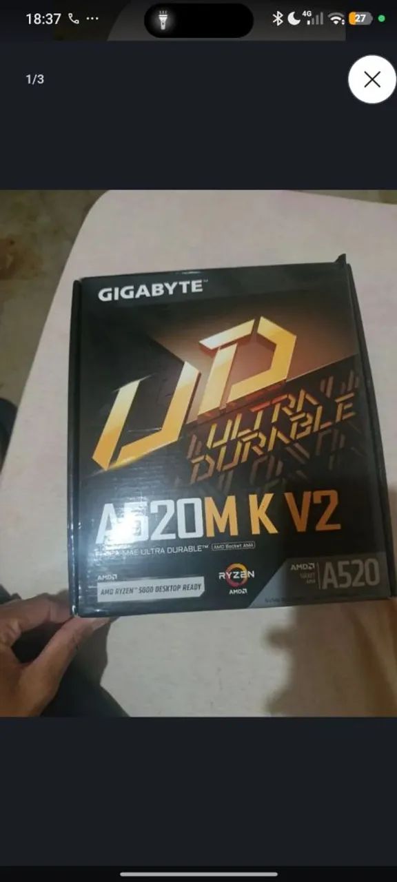 Vendo placa mãe 
