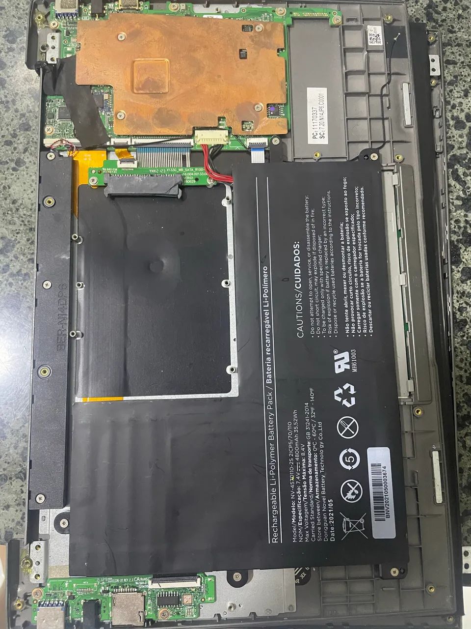 Placa mãe e carregador - Foto 4