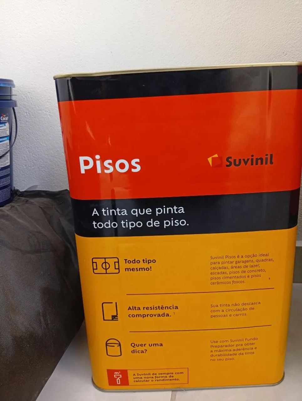 Tinta Suvinil para piso preto fosto  - Foto 2