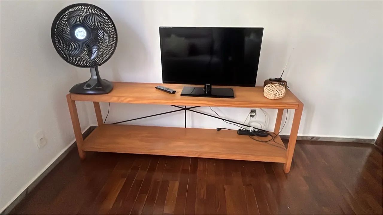 Rack Beam Tok&Stok 180cm Madeira Maciça - Foto 2