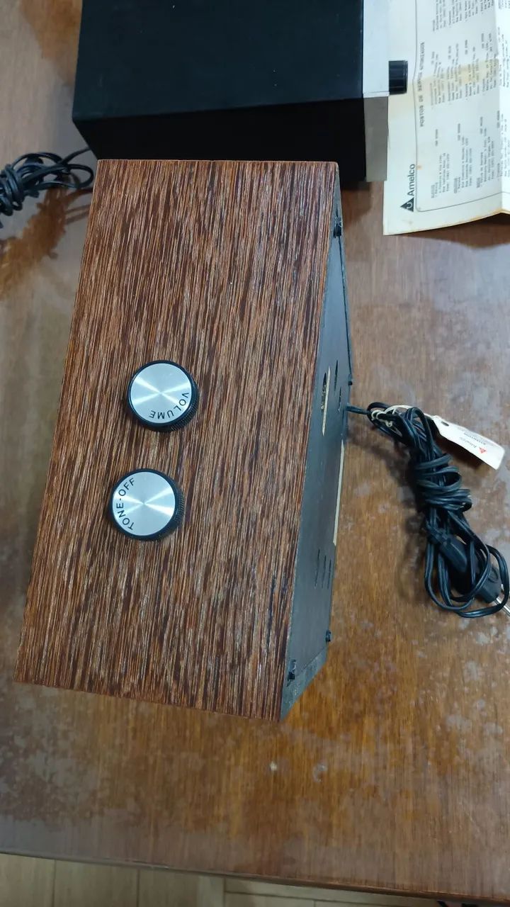Amplivox Amelco PSF-100L com caixa acústica novos de  1986 - Foto 5