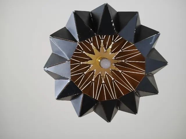 Luminária geométrica preta italiana  - Foto 3