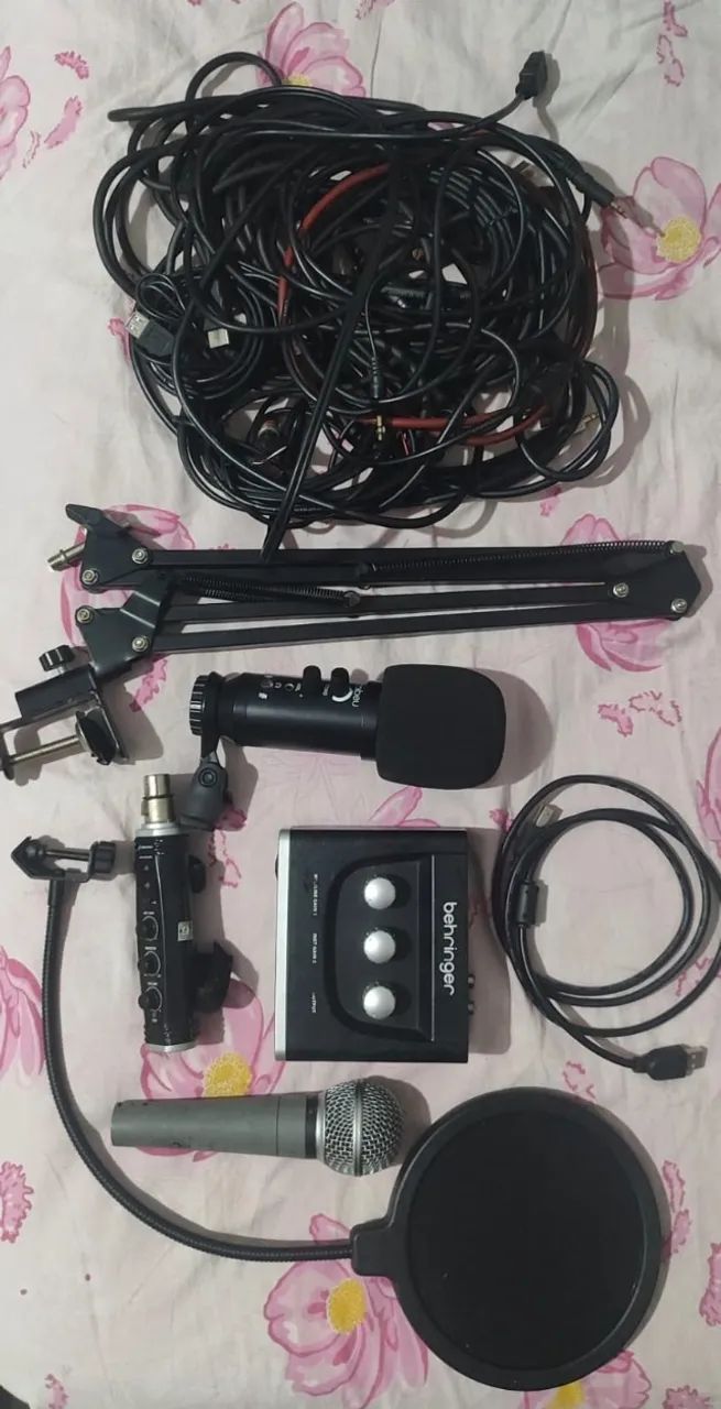 Equipamento de som + cabos - Foto 2
