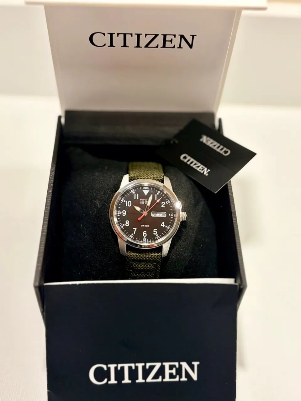Relógio Citizen Eco Drive E100 Bm8180-03e - Foto 2