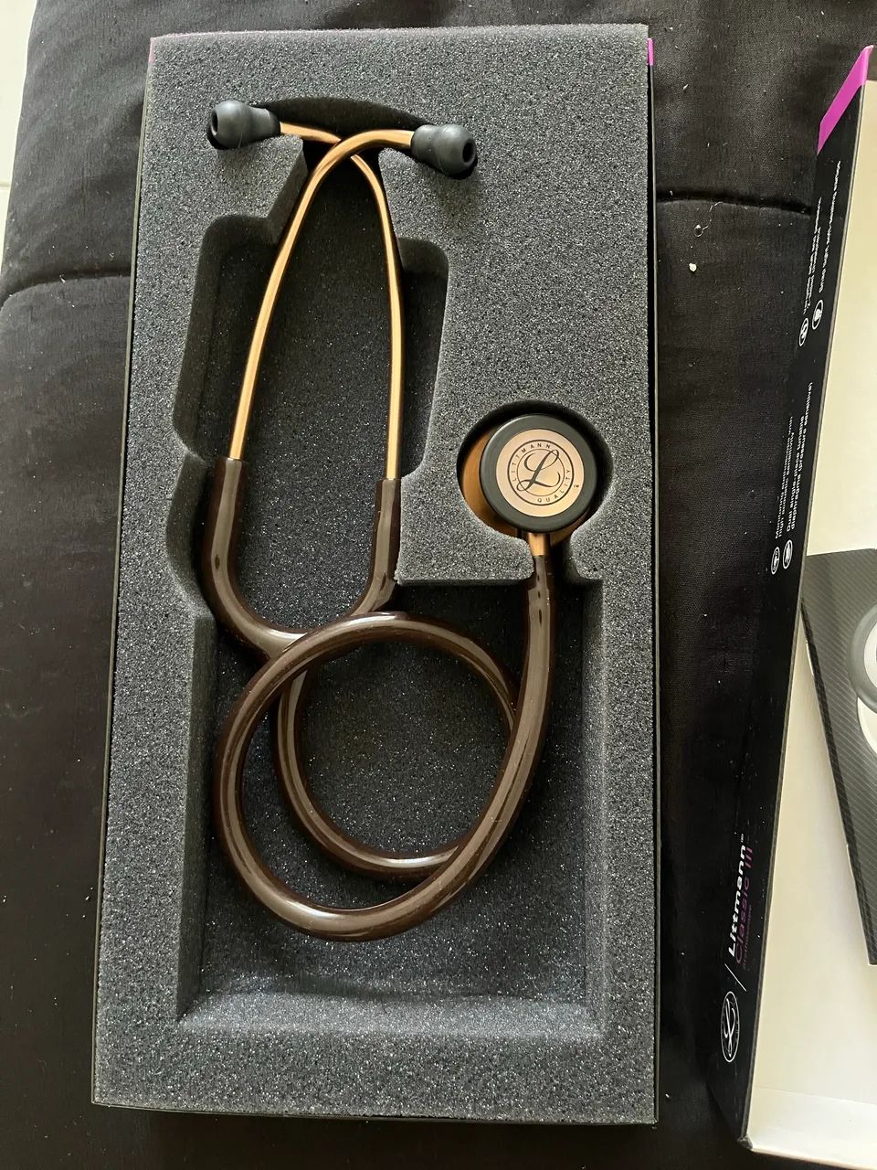 Estetoscópio 3M Littmann Classic III ? Chocolate & Cobre - Foto 2