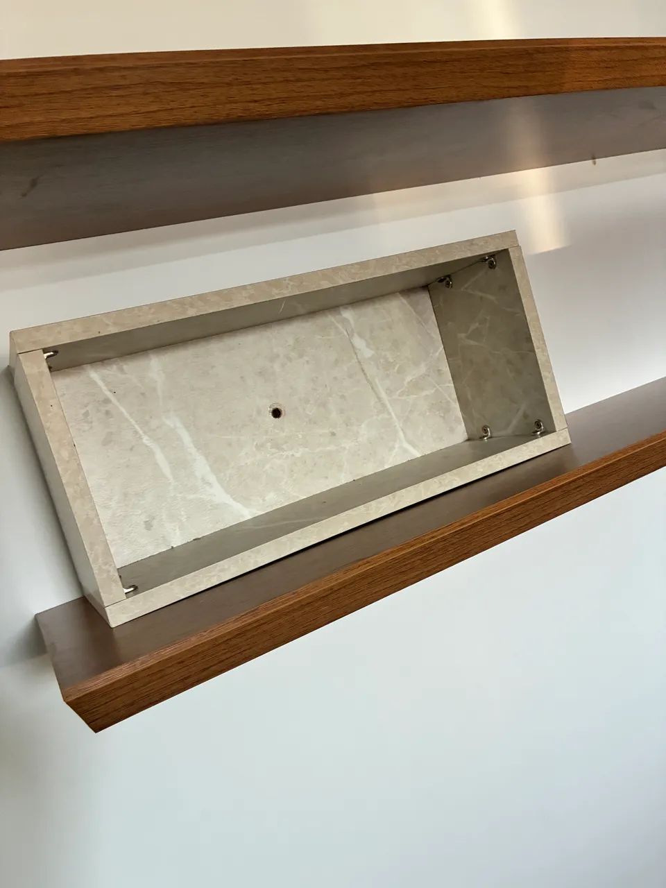 nicho em mdf marmorizado 