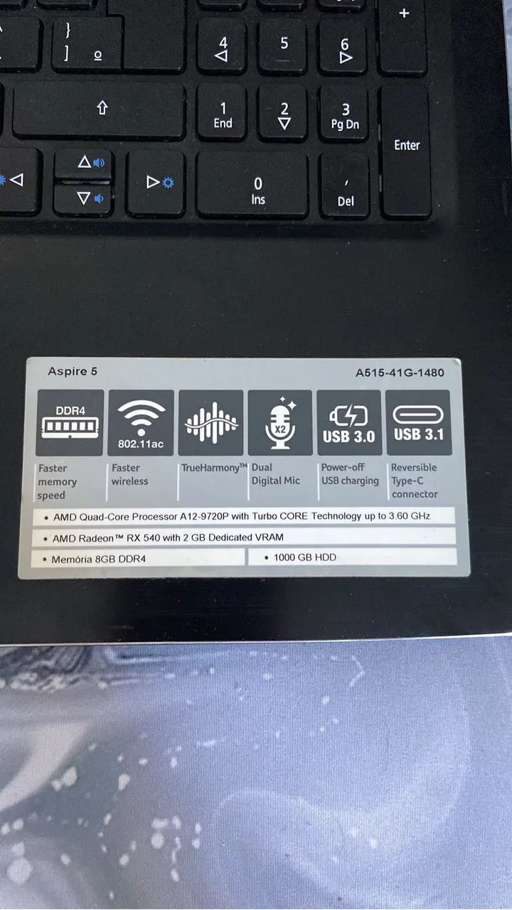 Notbook Acer  - Foto 2