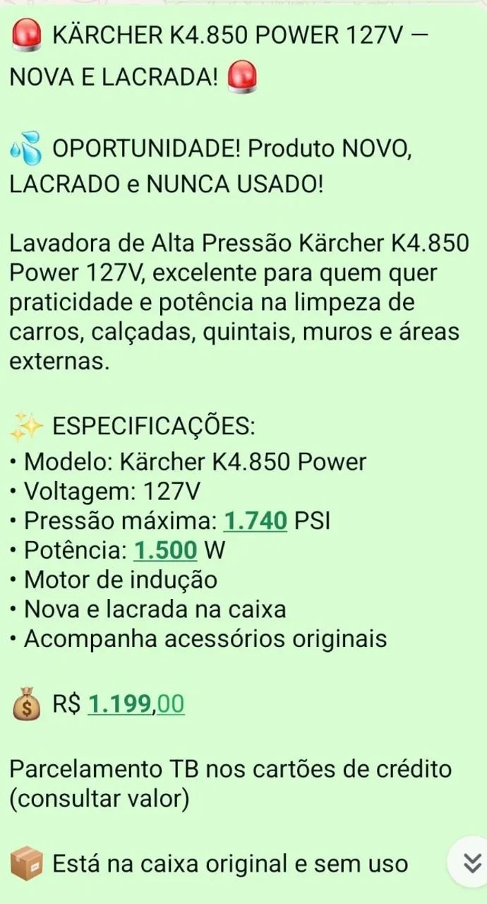 Lavadora de alta pressão  - Foto 3