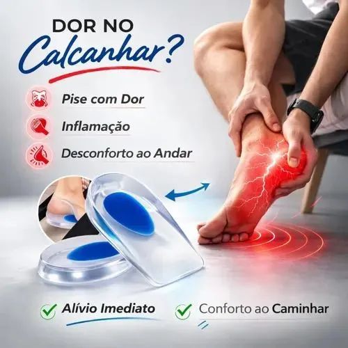 Calcanheira de Silicone Ortopédica 
